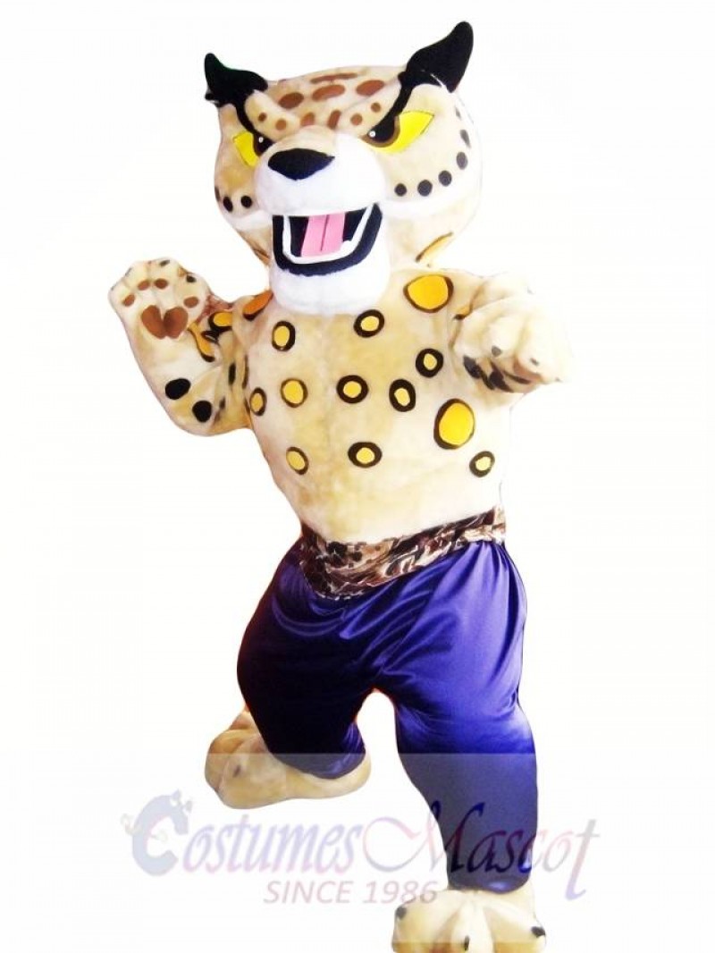 Martial Arts Cheetah Mascot Costume Adult Costume