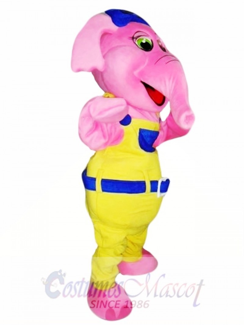 Pink Elephant Mascot Costume Adult Costume