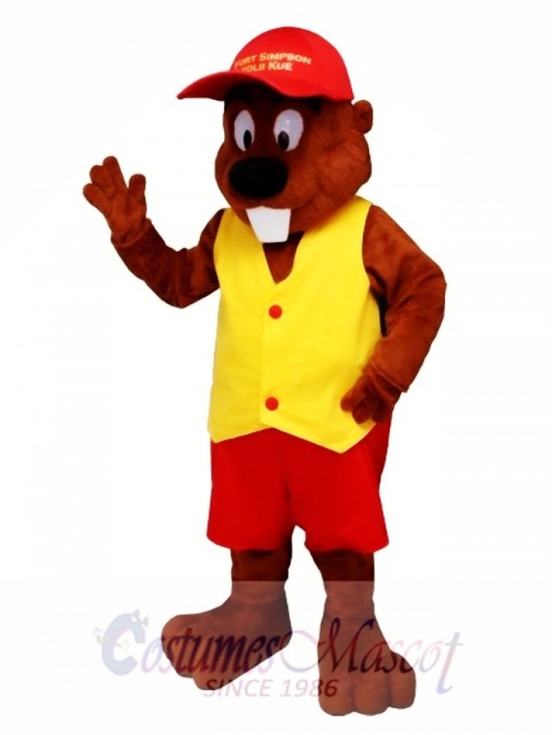 Beaver Mascot Costume  