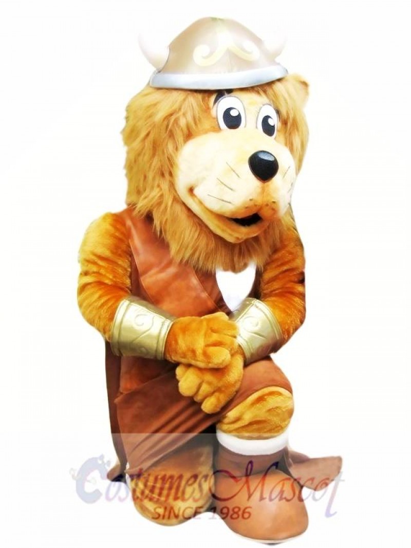 Viking Lion Mascot Costume