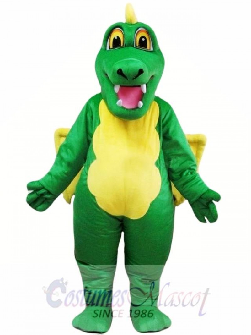 Adult Green Fly Dragon Mascot Costumes  