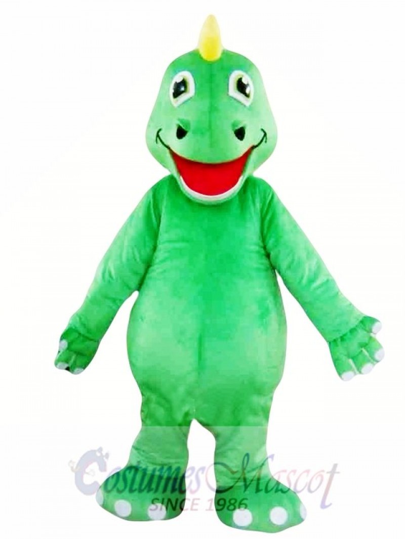 Green Adult Dinosaur Mascot Costumes  