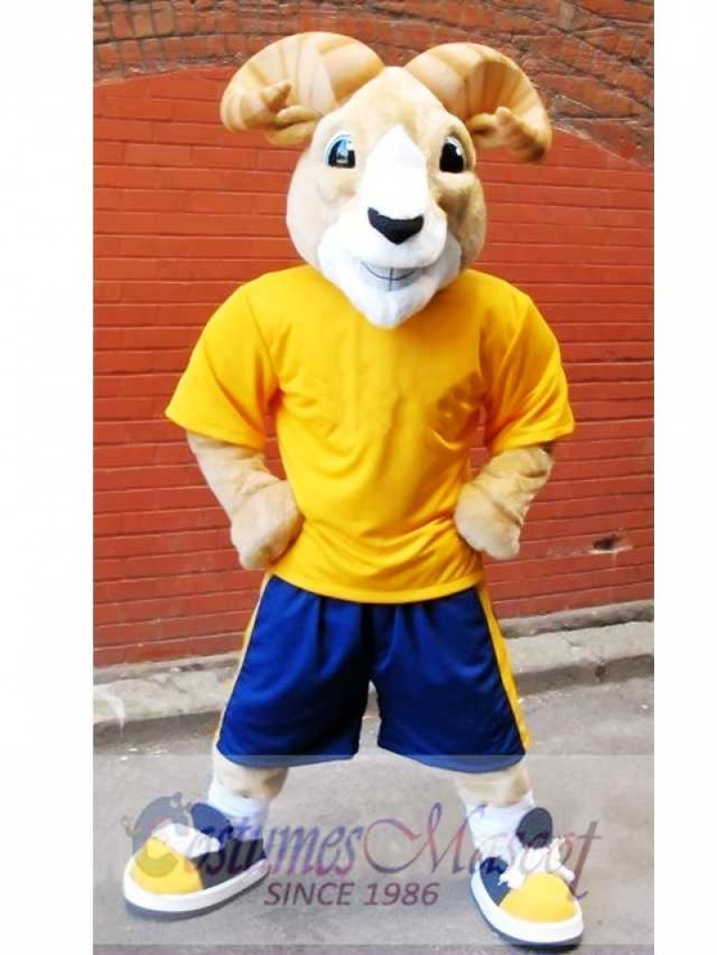 Cute Sport Ram Mascot Costume