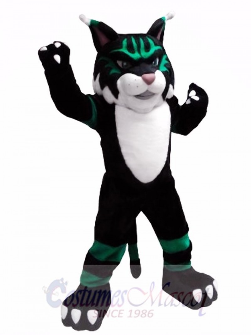 Colorful Wildcat Mascot Costume