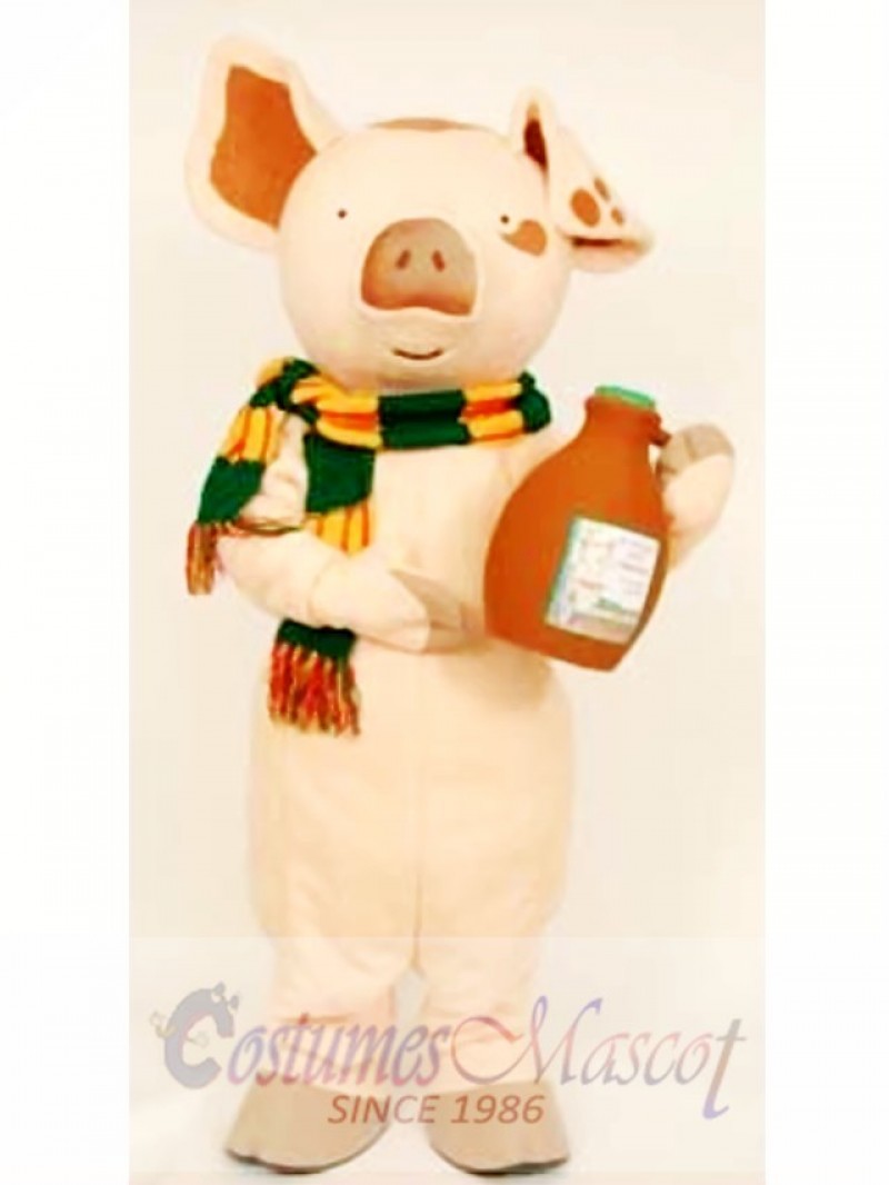 The Loveable Pig Mascot Costume