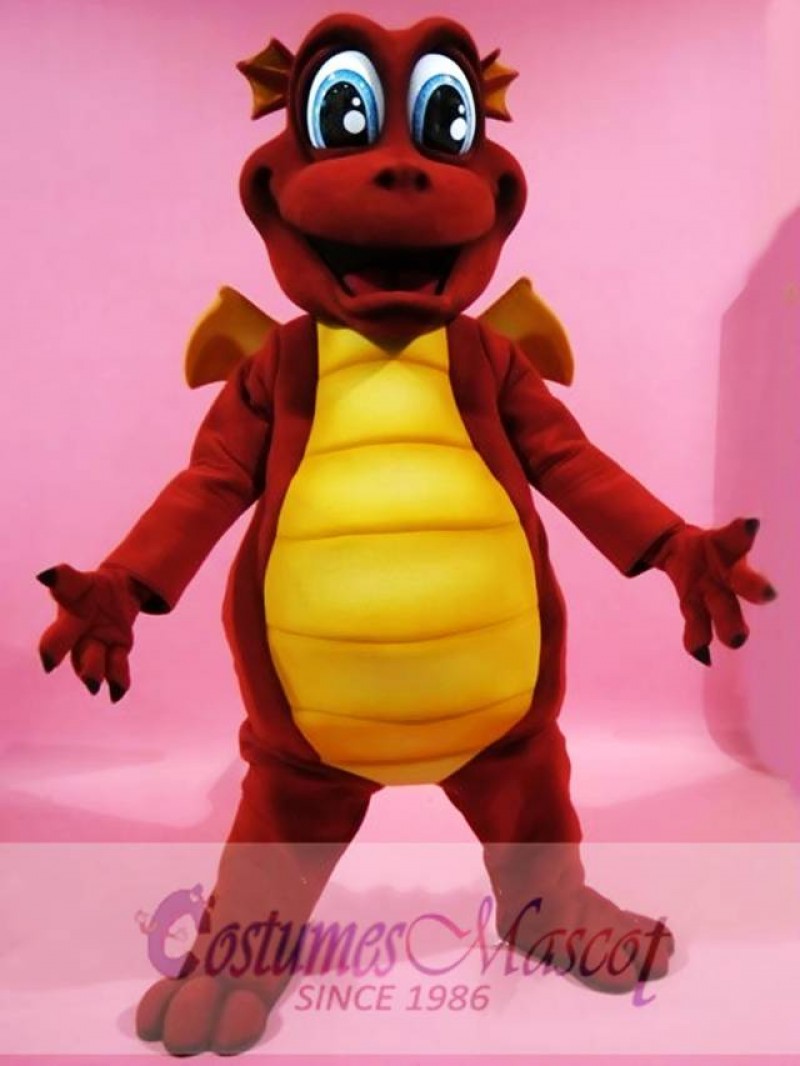 Red Dragon Mascot Costumes  