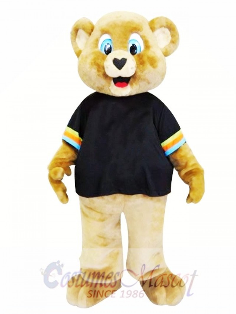 Cute Brown Bear Mascot Costume