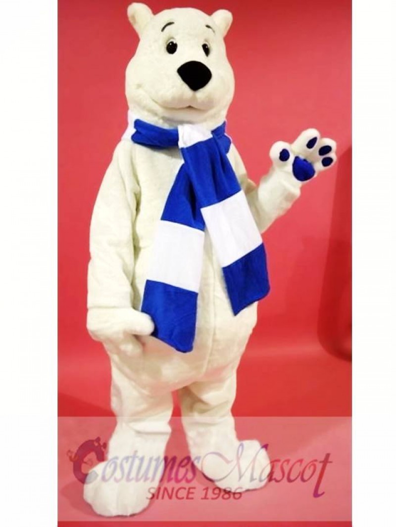 Breezy Polar Bear Mascot Costume  