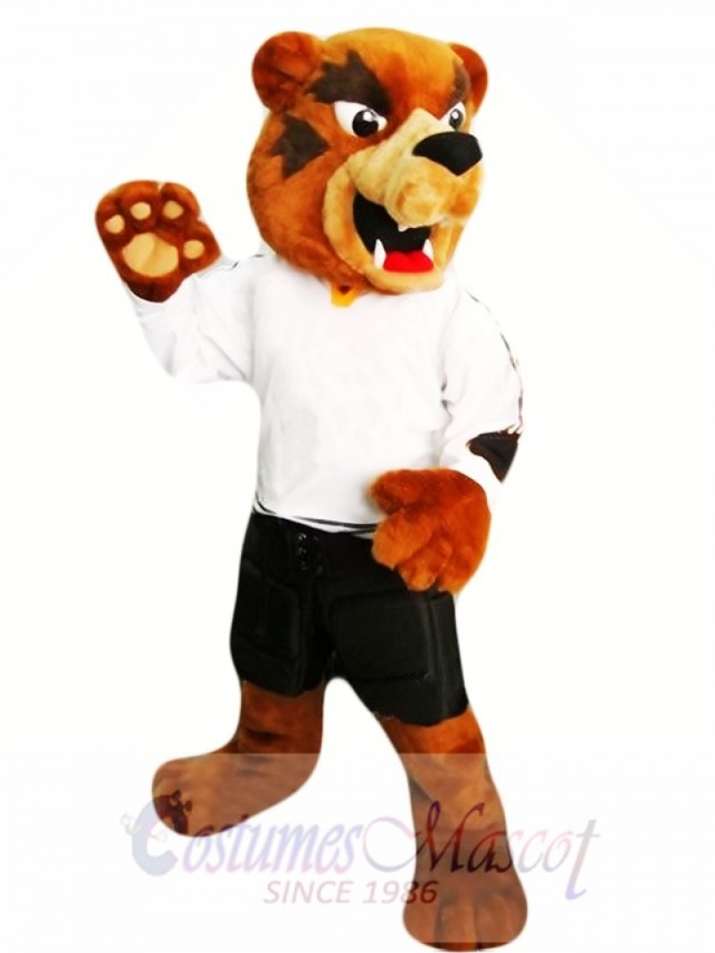 Brown Grizzly Bear Mascot Costume