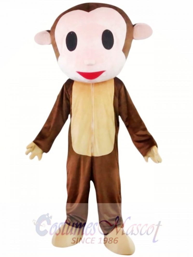 Big Head Monkey Mascot Costume