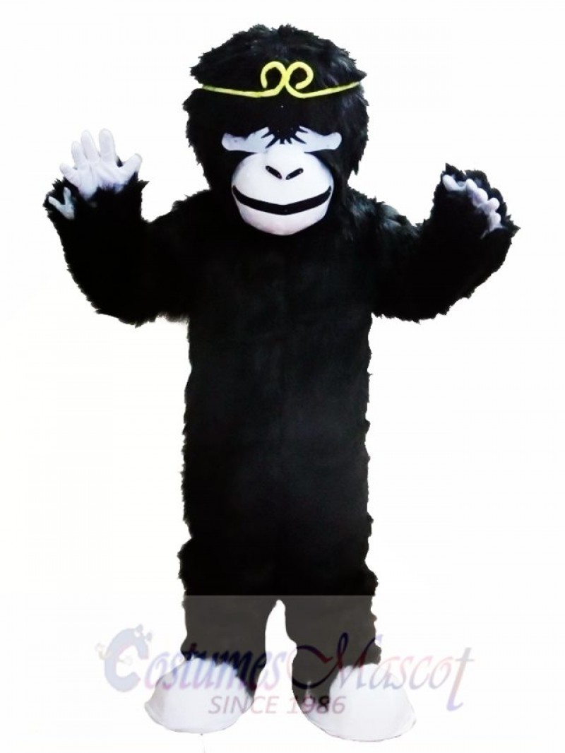 Black Orangutan Mascot Costume