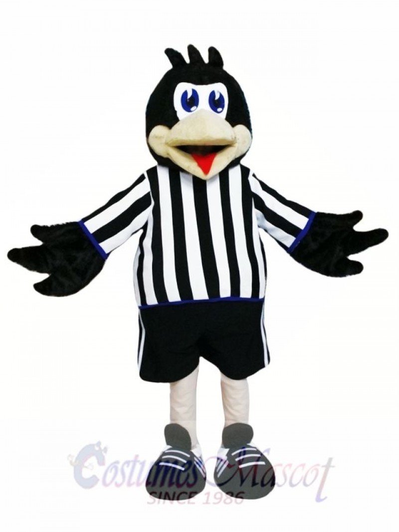 Black Bird Mascot Costume  