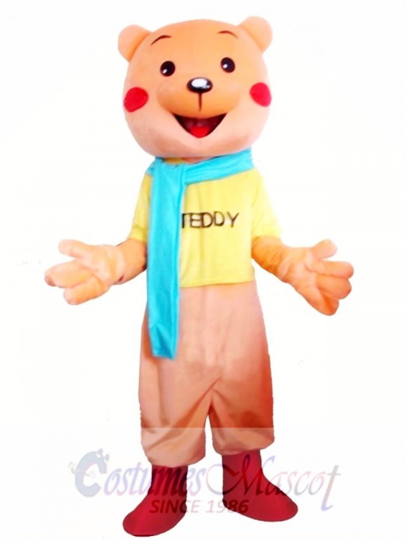 Cartoon Teddy Bear Mascot Costume