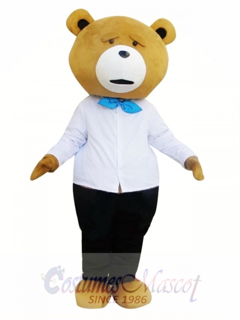 Teddy Bear Cartoon Mascot Costume