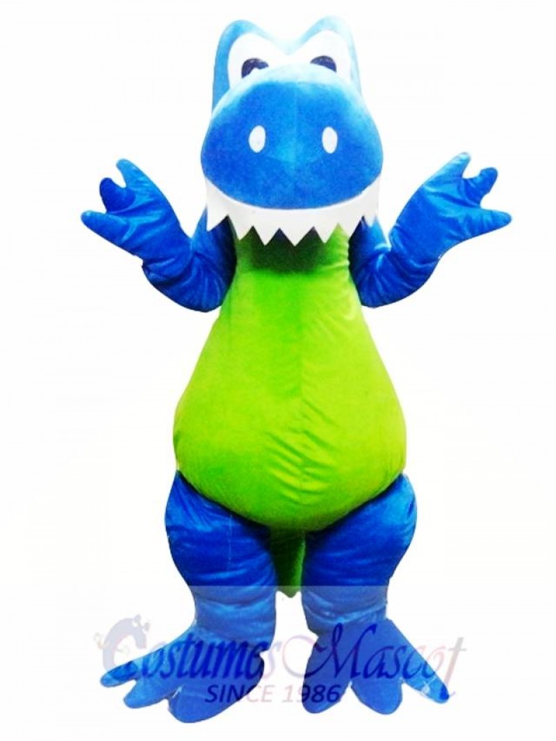 High Quality Blue Dragon Mascot Costume