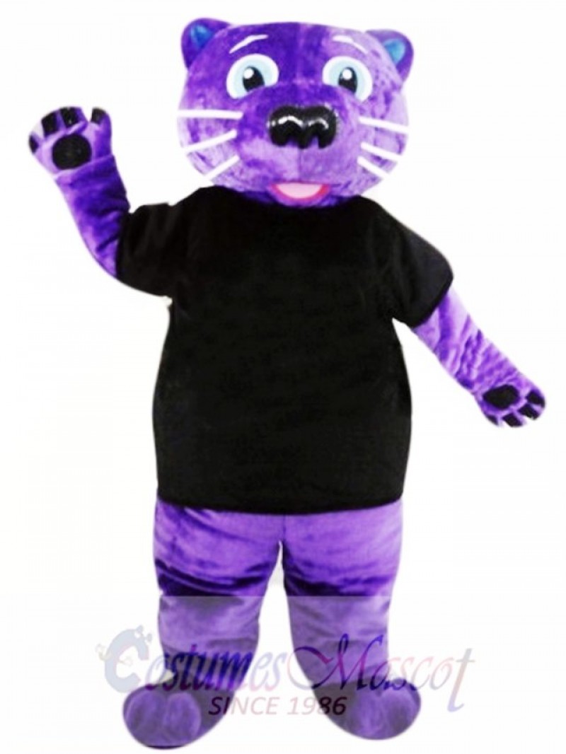 Purple Panther Mascot Costume Animal Costume for Adult