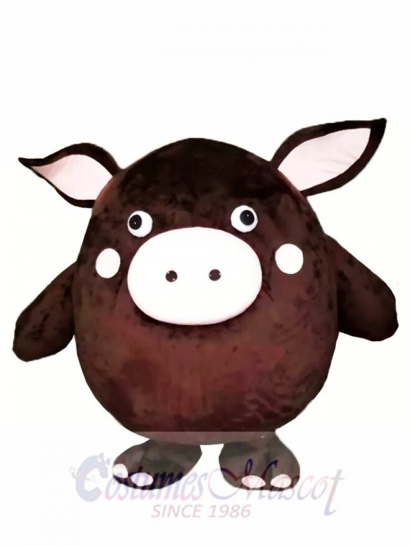 Brown Pig Mascot Costumes  