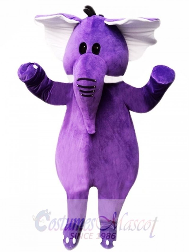 Purple Elephant Mascot Costume For Adults Christmas Halloween