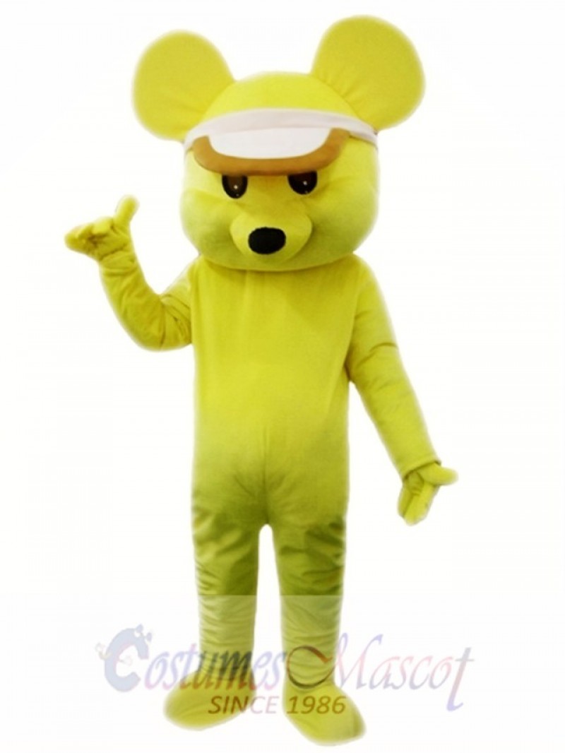 Yellow Mouse Mascot Costume  