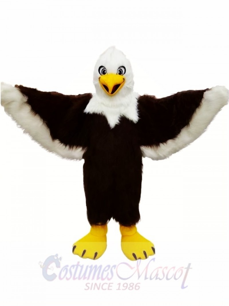 Brown Eagle Mascot Costume