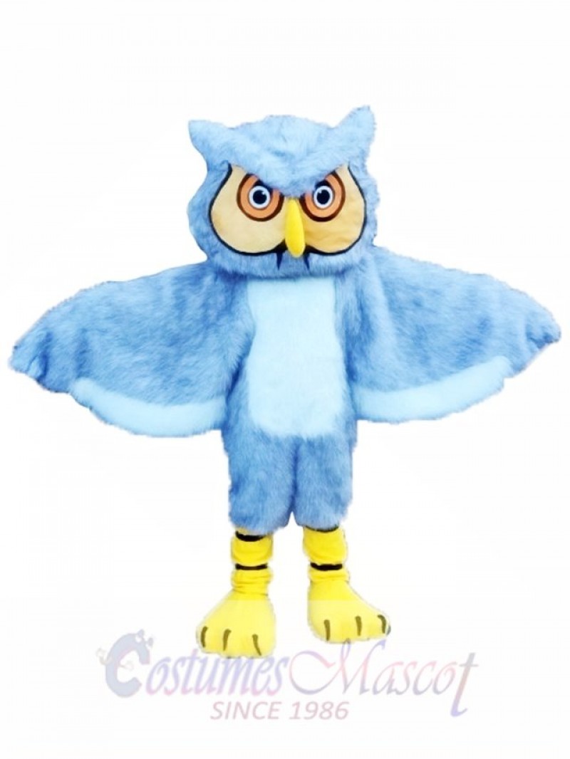 Gray Owl Mascot Costume  