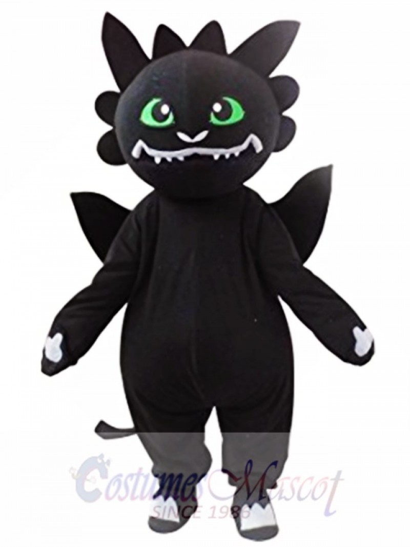 Black Dragon Mascot Costume