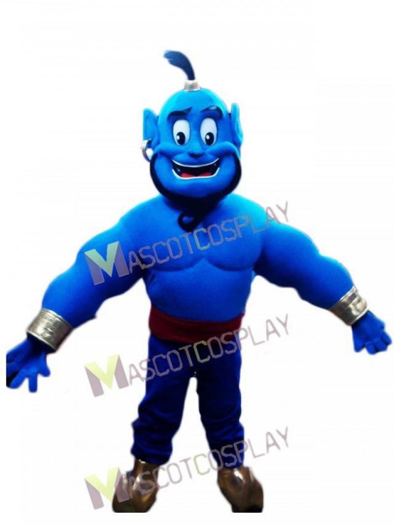 Blue Genie Mascot Costume from Shimmer and Shine