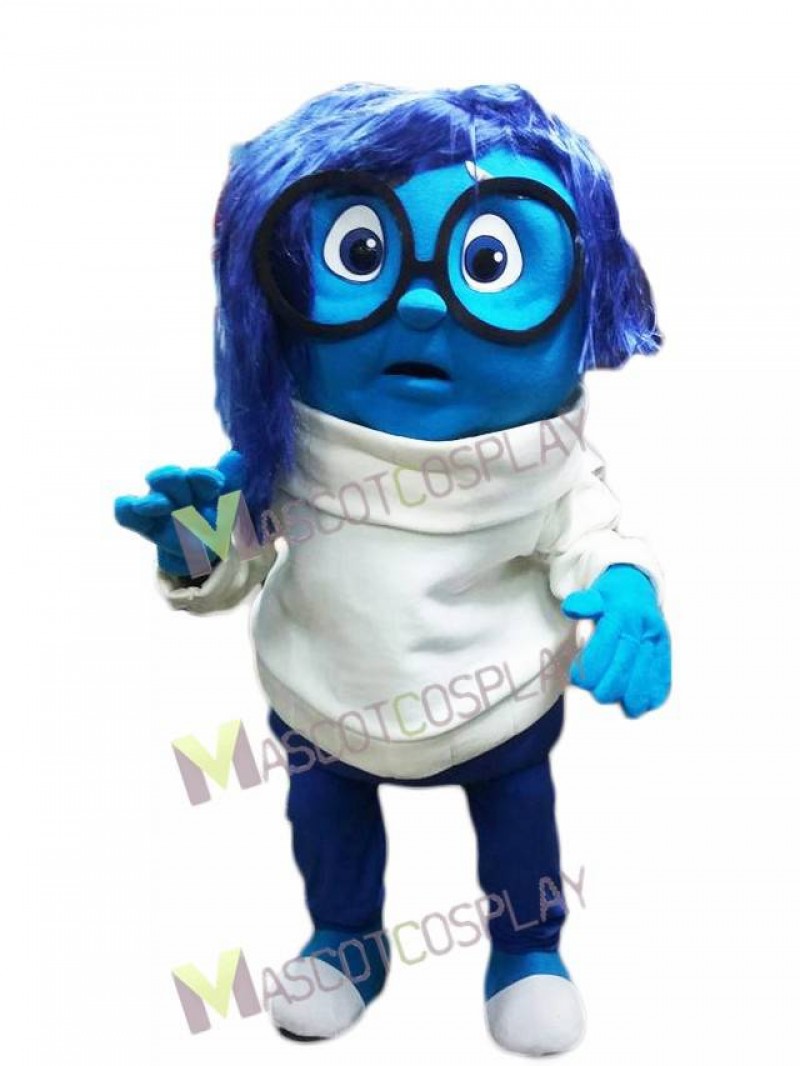 Sad from Inside Out Mascot Costume