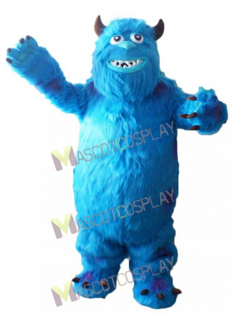 Monsters Inc. Sulley James P. Sullivan Blue Monster Mascot Costume