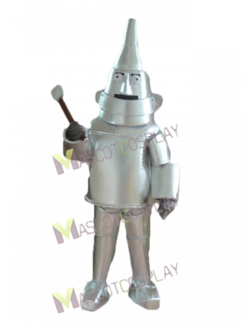 Silver Robot The Tin Man from The Wizard of OZ Mascot Costume