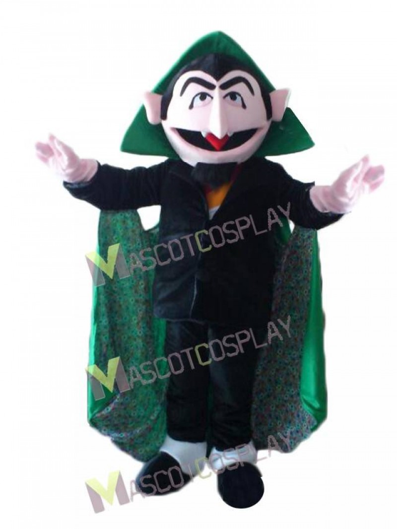 Dracula the Count Von Vampire Mascot Costume