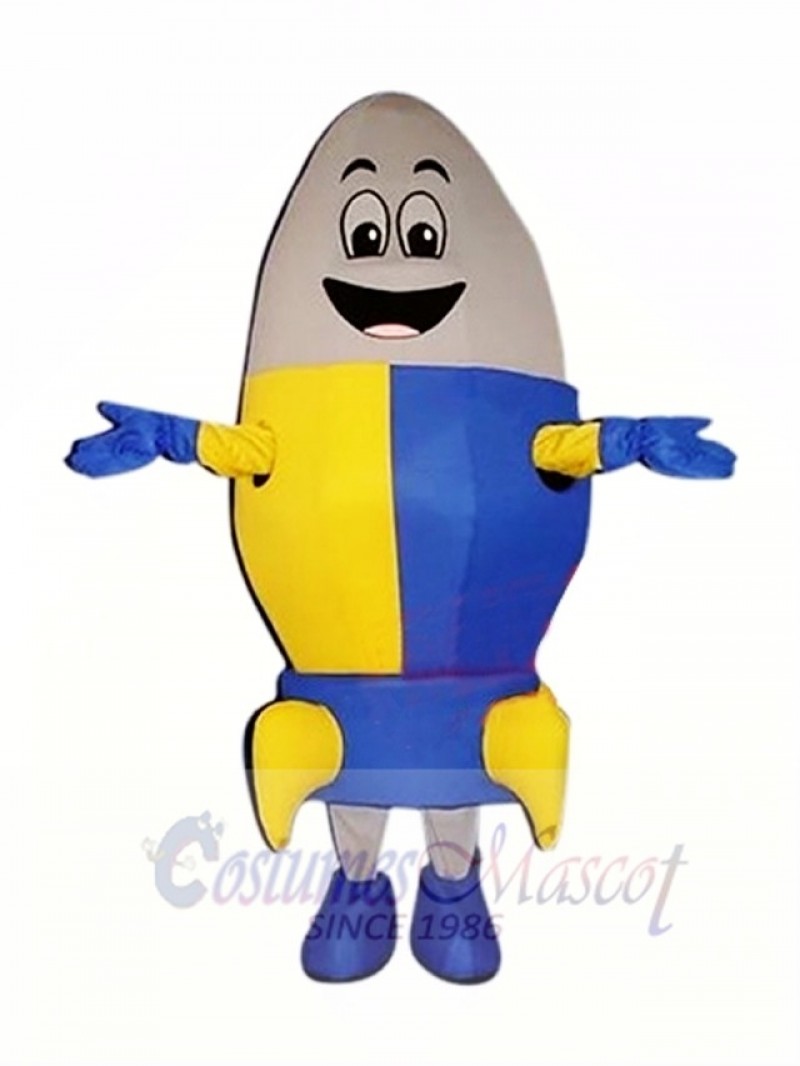 Superb Rocket Mascot Costume 