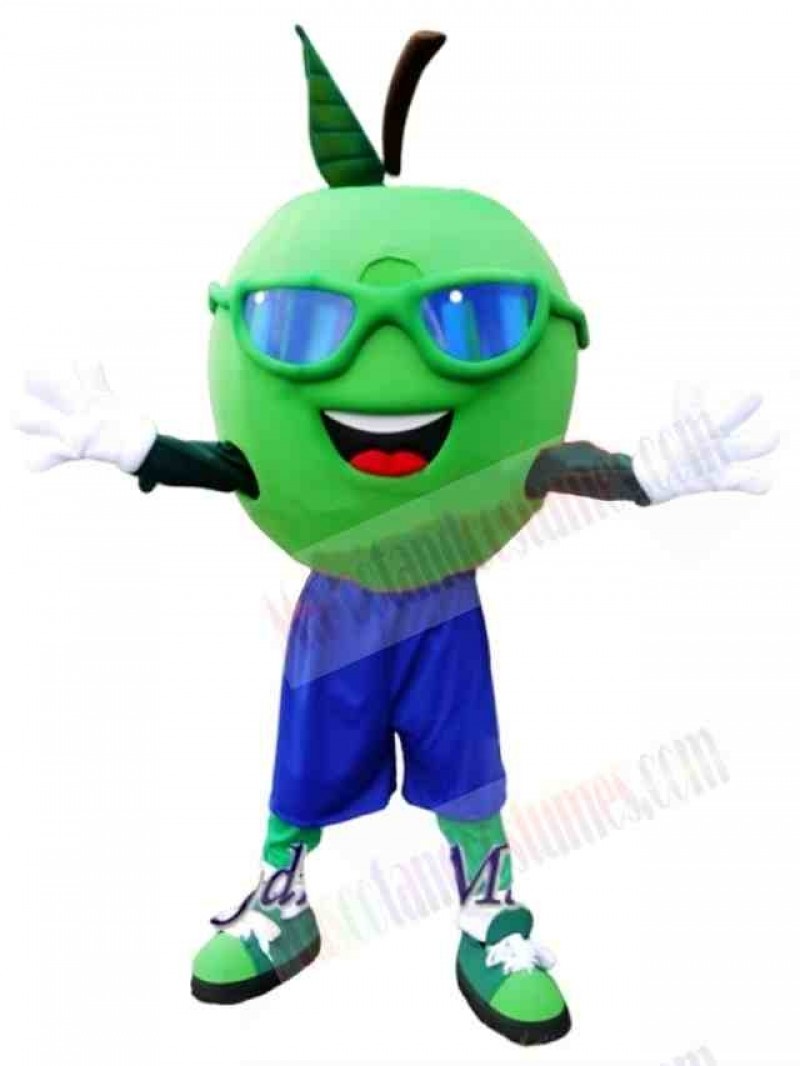 Happy Apple Mascot Costume 