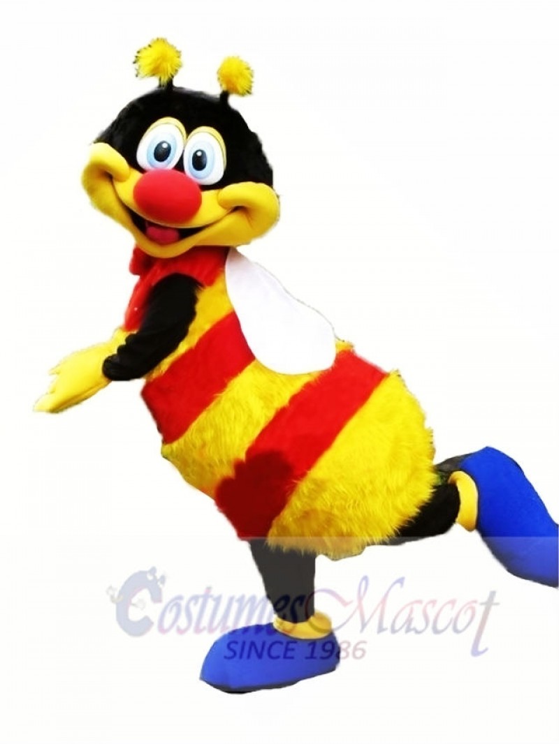 Colorful Happy Bee Mascot Costumes Animal