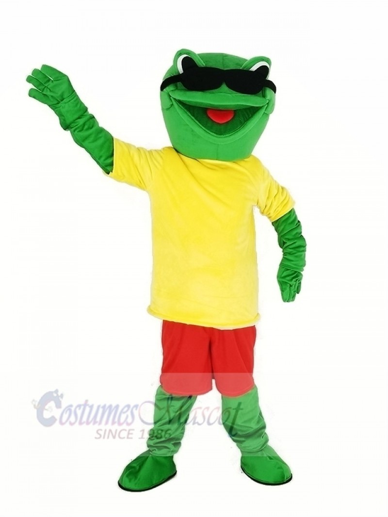 Cool Frog Mascot Costume Animal