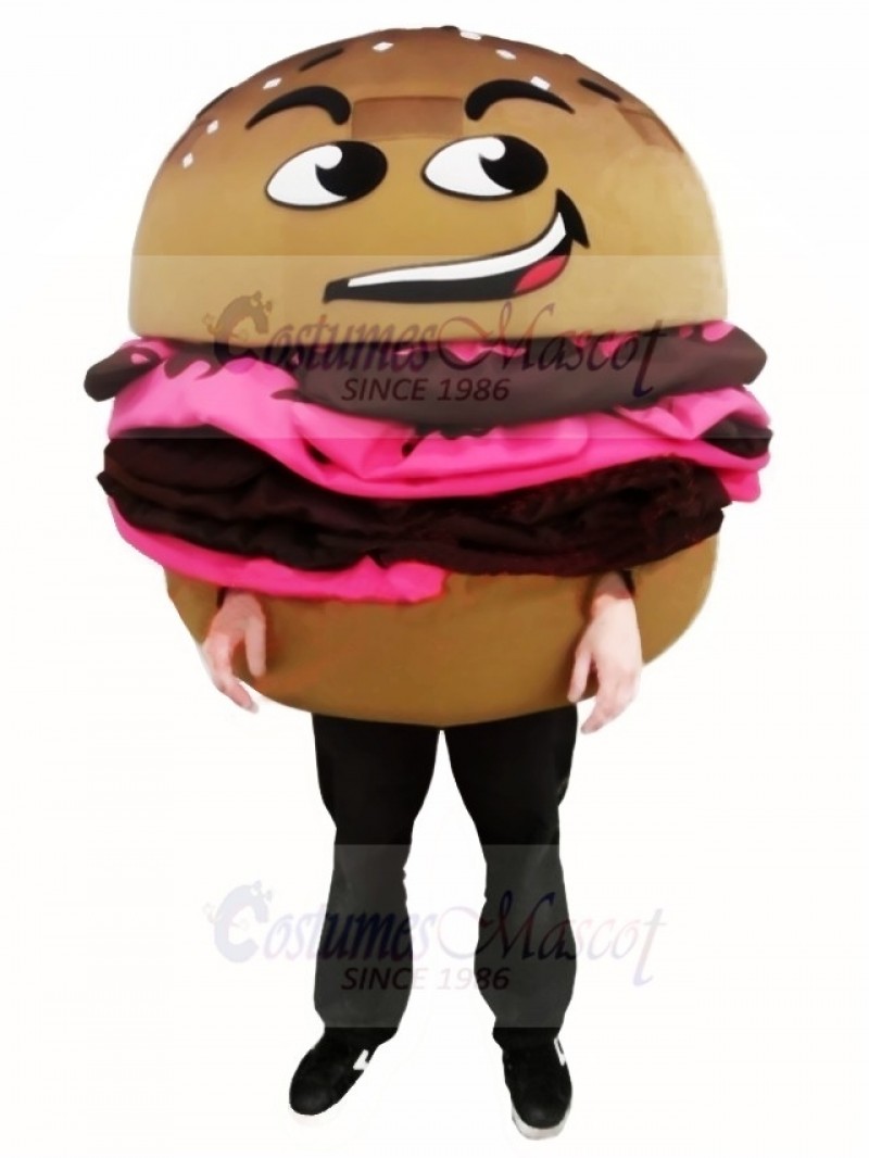 Delicious Hamburger Mascot Costume 
