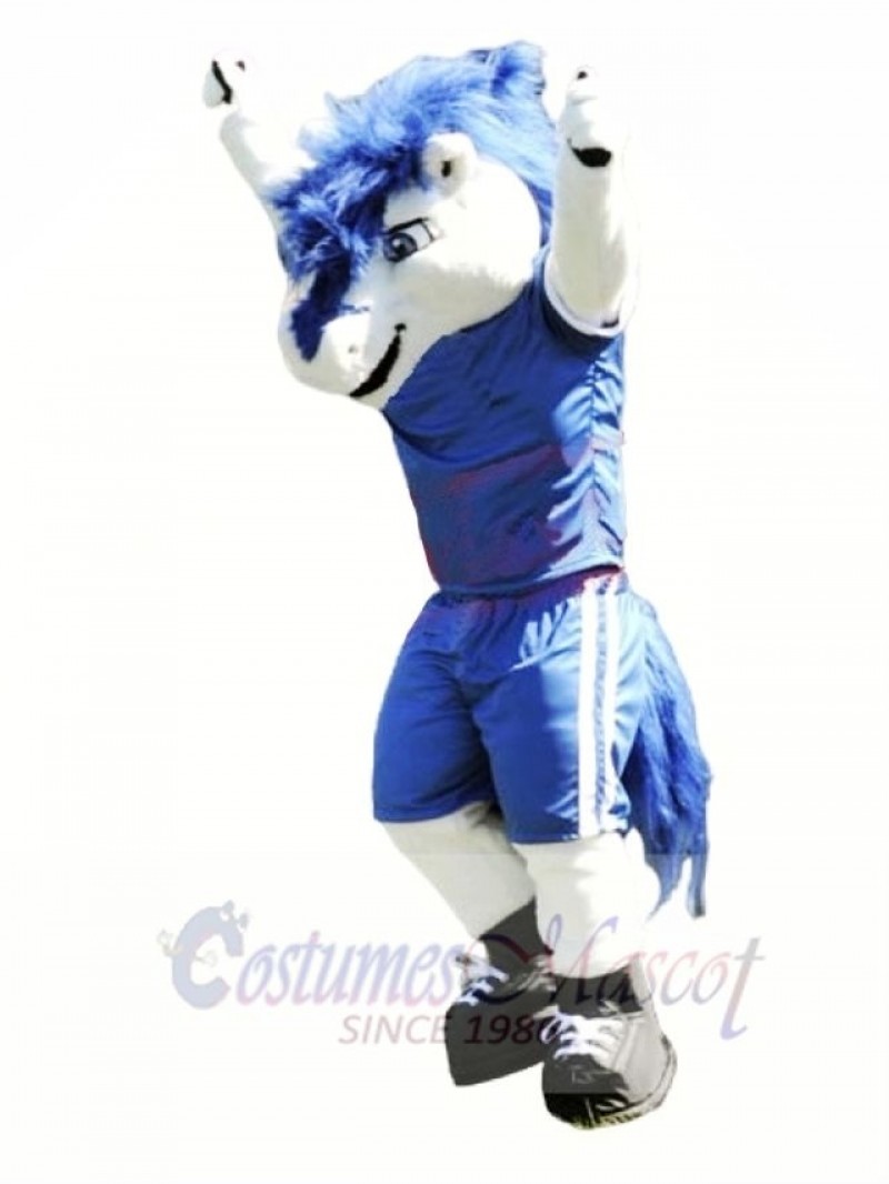 College Sport Horse Mascot Costume Free Shipping 