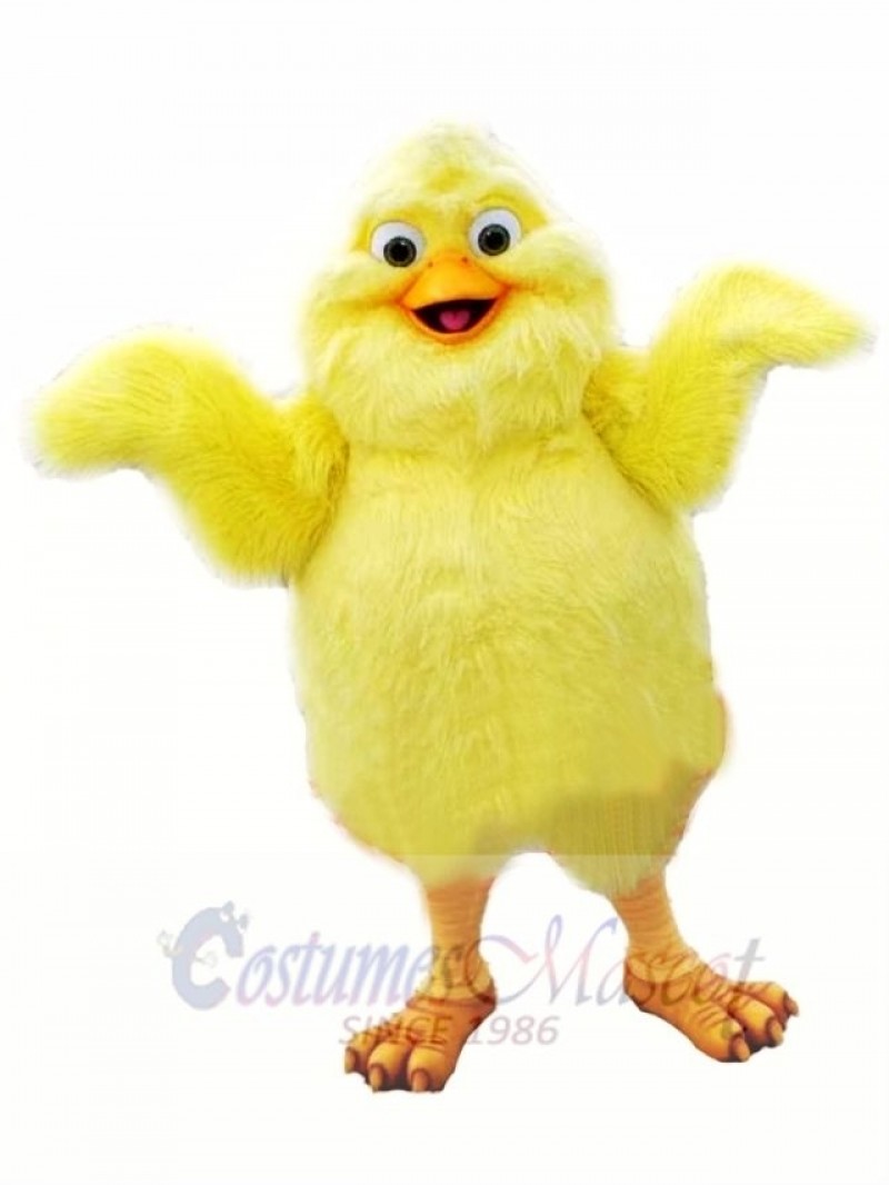 Super Cute Yellow Chicken Baby Mascot Costume 