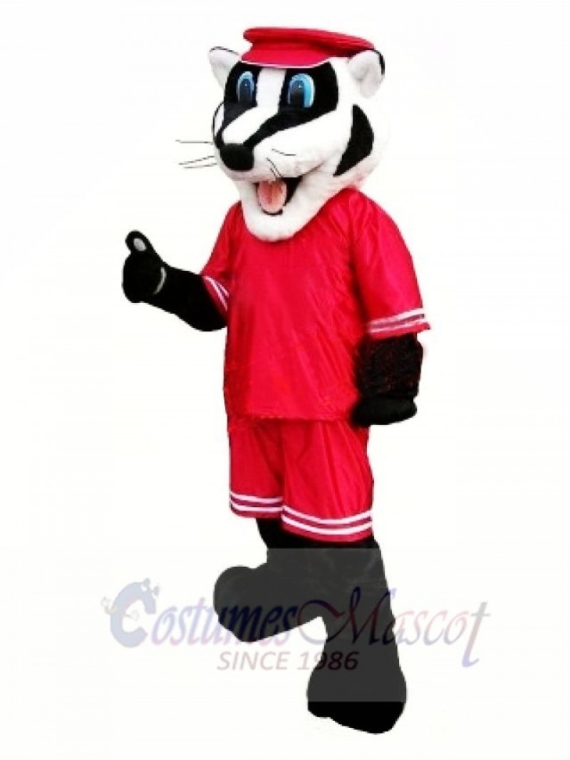 School Sporty Badger Mascot Costume