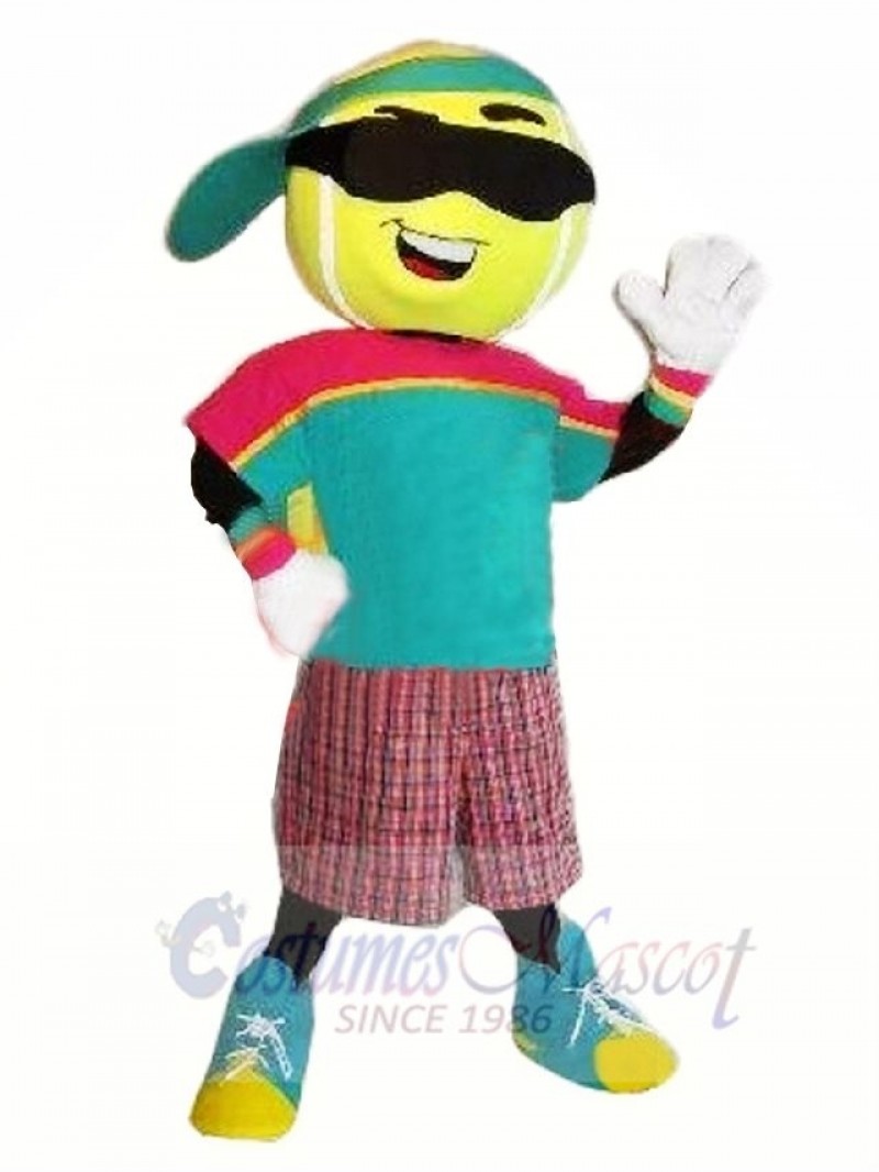 Sport Tennis Ball Mascot Costume 