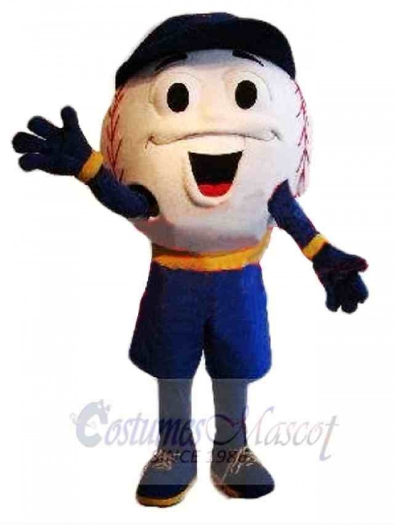 Happy Baseball Mascot Costume 