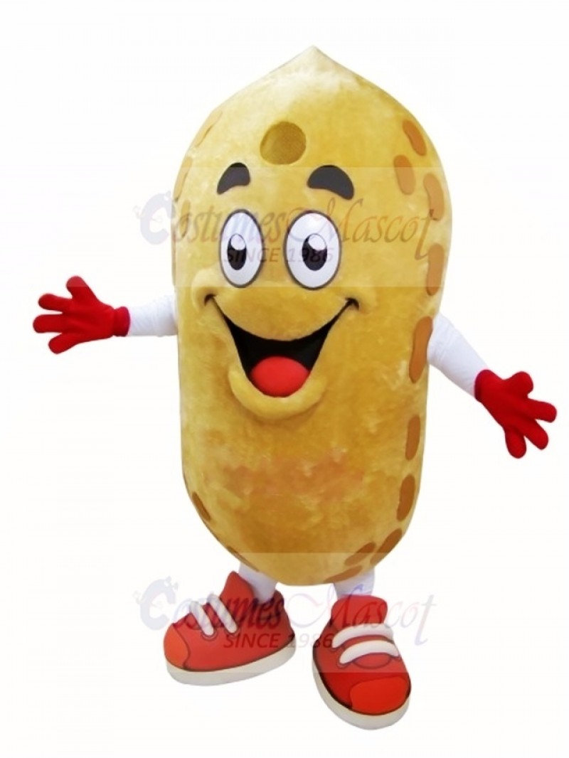 Happy Peanut Mascot Costume 