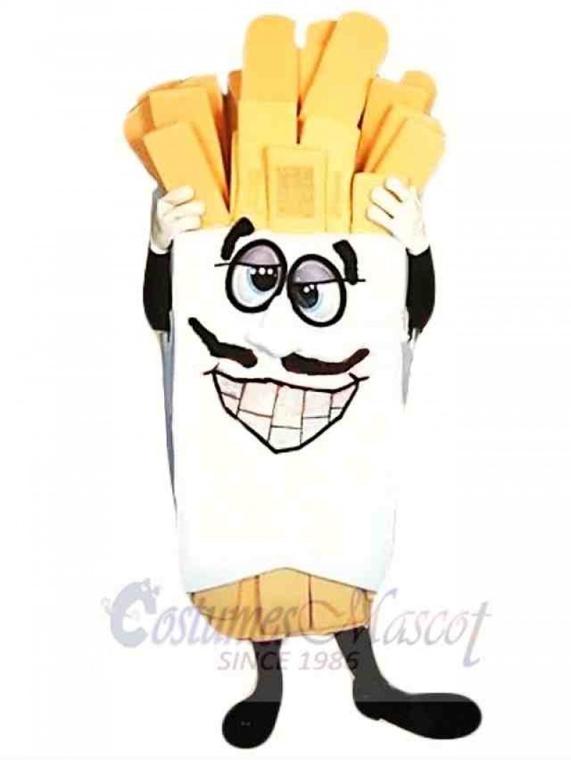 Superb French Fries Mascot Costume 