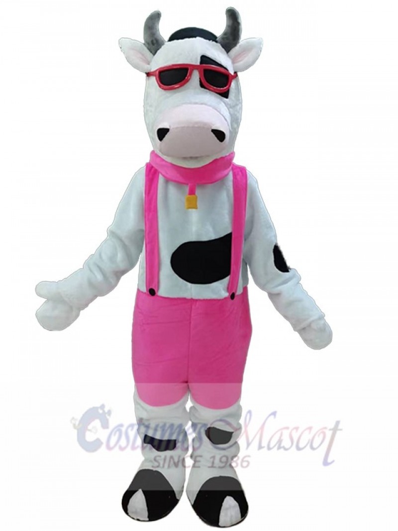 Mootown Moo Cow mascot costume