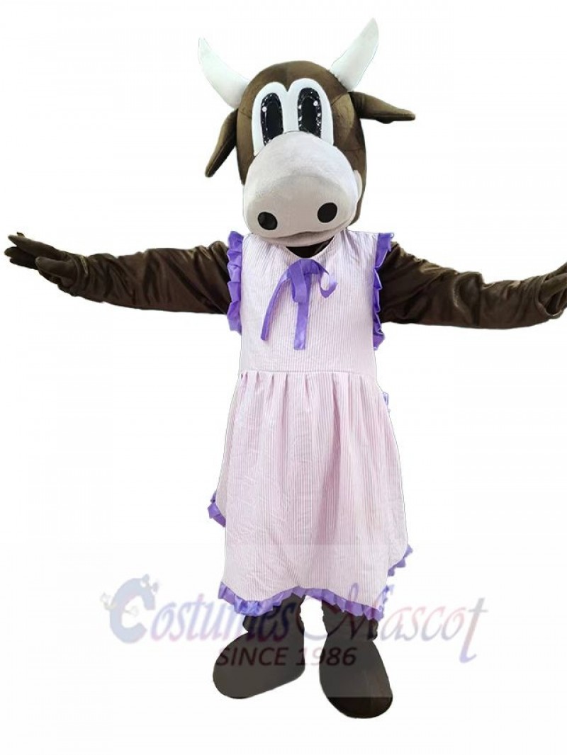 Cattle mascot costume