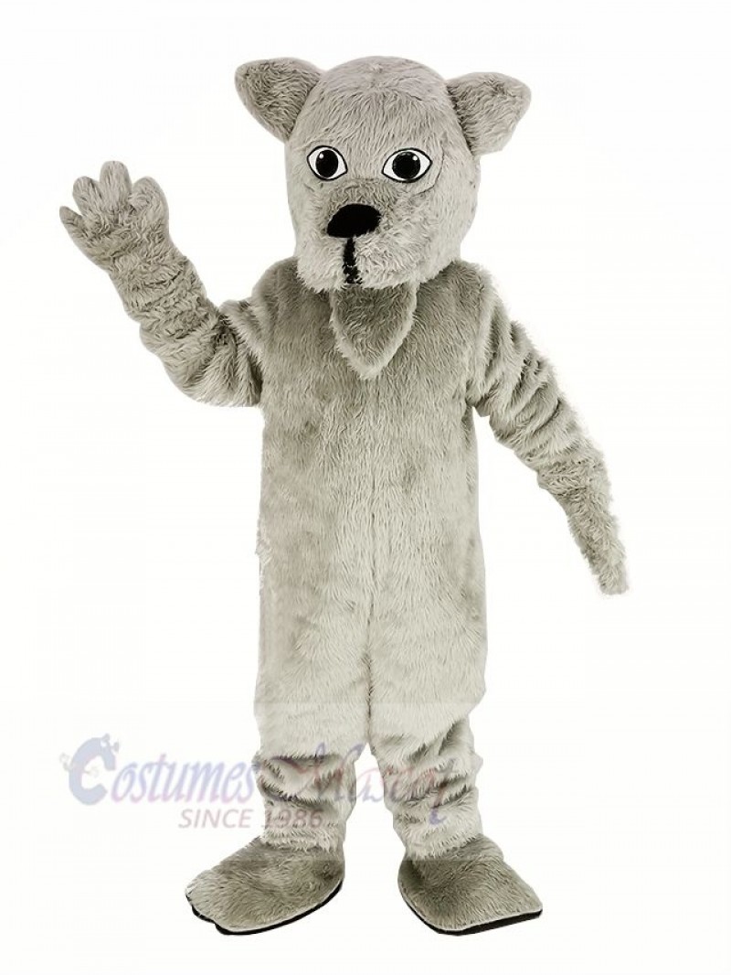 Hairy White Scottie Dog Mascot Costume Animal