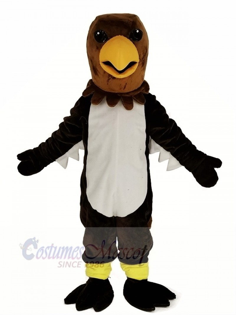 Brown Tail Hawk Mascot Costume Animal