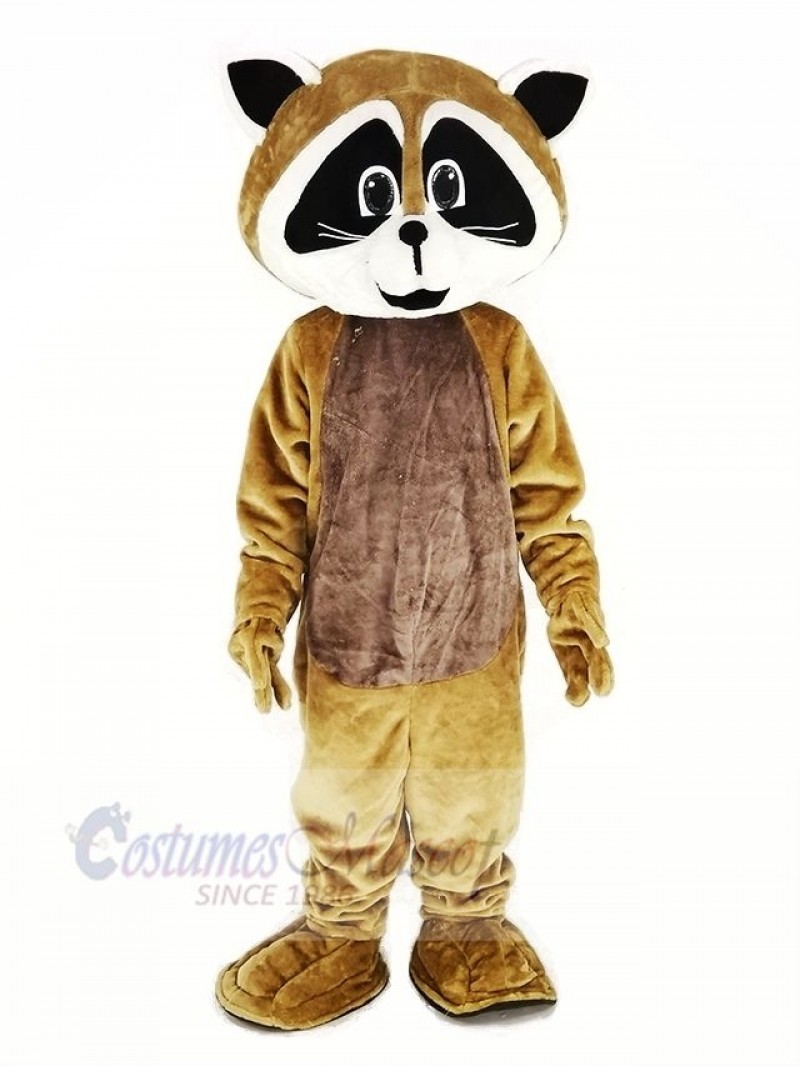 Tan Robbie Raccoon Mascot Costume Animal