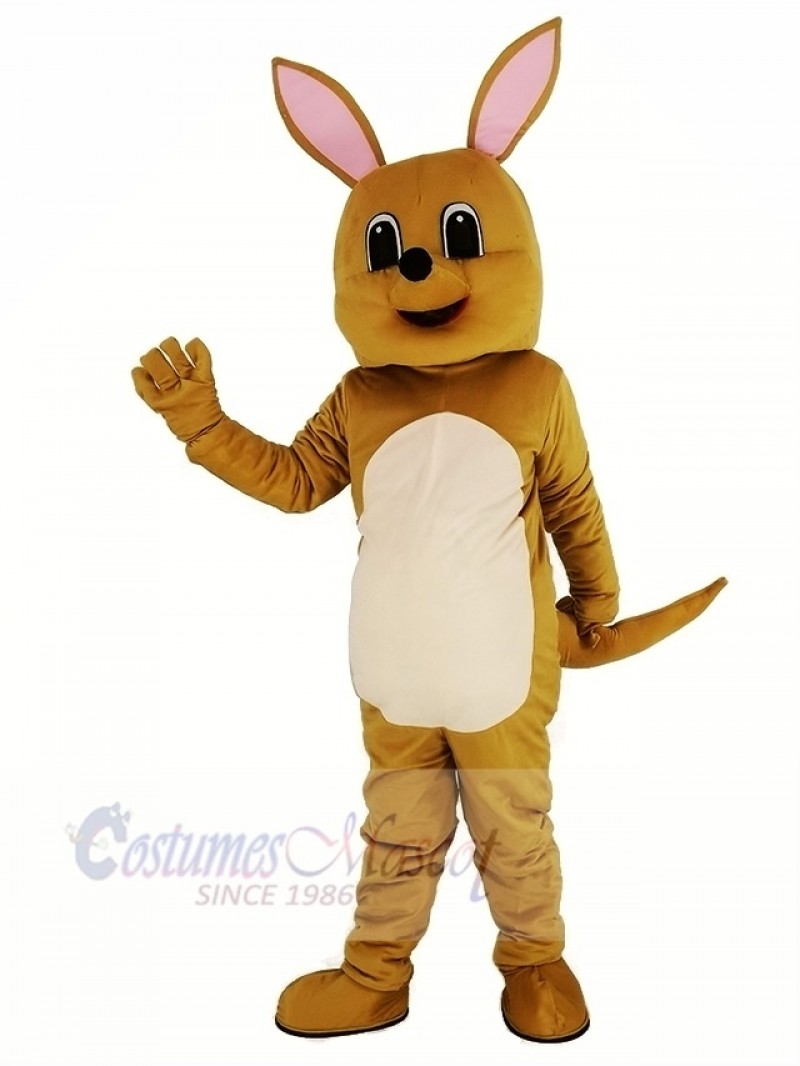 Cute Brown Kangaroo Mascot Costume Animal