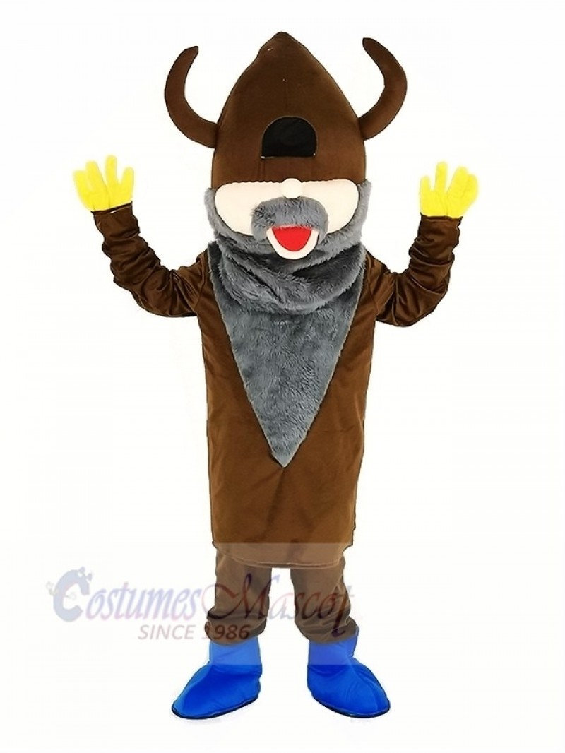 Madcap Viking with Royal Blue Shoes Mascot Costume